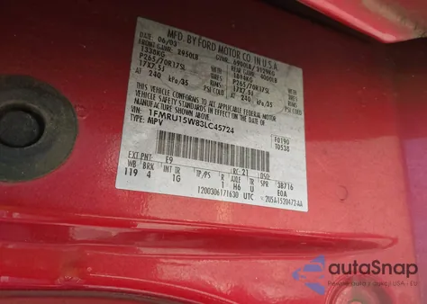 2003 Ford Expedition Xlt из США, поврежденный, VIN 1FMRU15W83LC45724